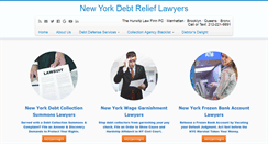 Desktop Screenshot of debtlawyernyc.com